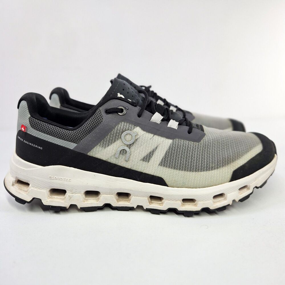 On Cloudvista Women’s Trail Running Shoes Grey White Size 9 - Picture 2 of 7